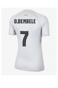 Fotbalové Dres Barcelona Ousmane Dembele #7 Dámské Třetí Oblečení 2022-23 Krátký Rukáv